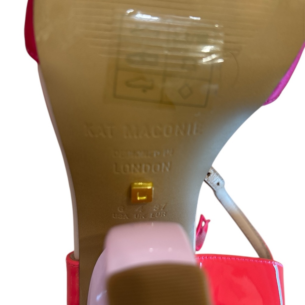 Kat Maconie Jade patent leather pink sandals size US 6 - Picture 11 of 11